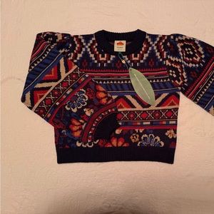 Farm rio S sweater with tags